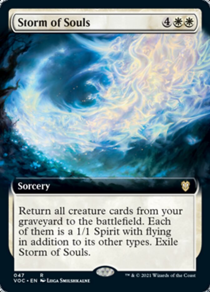 Storm of Souls (Extended Art) [Innistrad: Crimson Vow Commander] | Game Master's Emporium (The New GME)