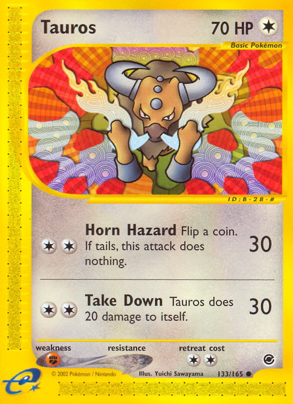 Tauros (133/165) [Expedition: Base Set] | Game Master's Emporium (The New GME)