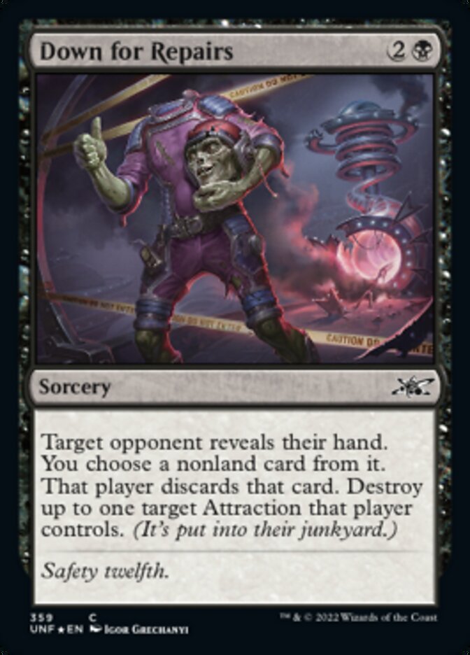 Down for Repairs (Galaxy Foil) [Unfinity] | Game Master's Emporium (The New GME)