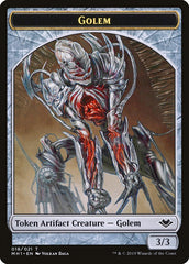 Elemental (008) // Golem (018) Double-Sided Token [Modern Horizons Tokens] | Game Master's Emporium (The New GME)