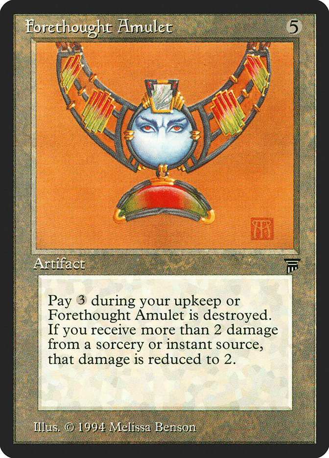 Forethought Amulet [Legends] | Game Master's Emporium (The New GME)