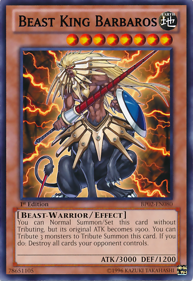 Beast King Barbaros [BP02-EN080] Rare | Game Master's Emporium (The New GME)