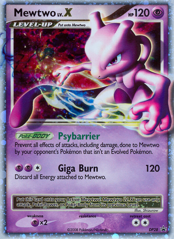 Mewtwo LV.X (DP28) [Diamond & Pearl: Black Star Promos] | Game Master's Emporium (The New GME)