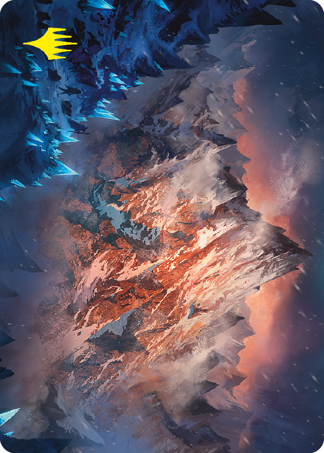 Mountain Art Card (Gold-Stamped Signature) [The Lord of the Rings: Tales of Middle-earth Art Series] | Game Master's Emporium (The New GME)