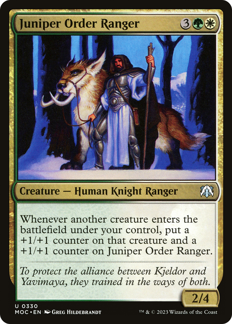 Juniper Order Ranger [March of the Machine Commander] | Game Master's Emporium (The New GME)