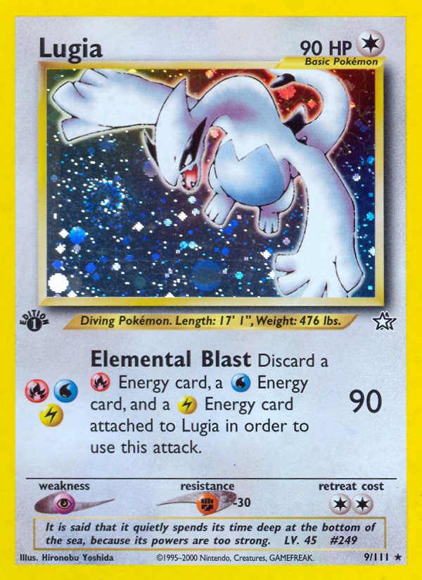 Lugia (9/111) [Neo Genesis 1st Edition] | Game Master's Emporium (The New GME)