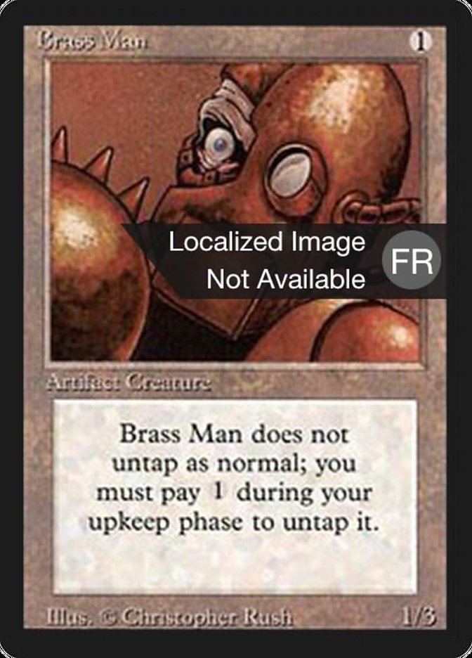 Brass Man [Foreign Black Border] | Game Master's Emporium (The New GME)