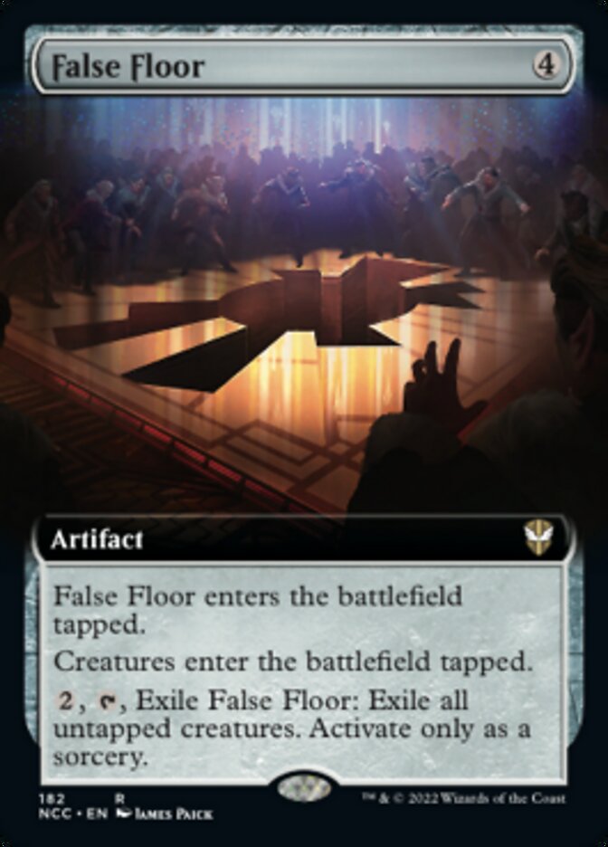 False Floor (Extended Art) [Streets of New Capenna Commander] | Game Master's Emporium (The New GME)
