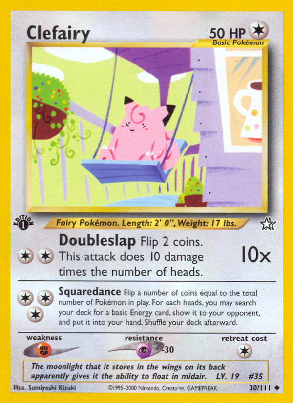 Clefairy (30/111) [Neo Genesis 1st Edition] | Game Master's Emporium (The New GME)