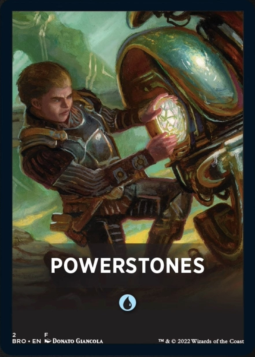 Powerstones Theme Card [The Brothers' War Tokens] | Game Master's Emporium (The New GME)