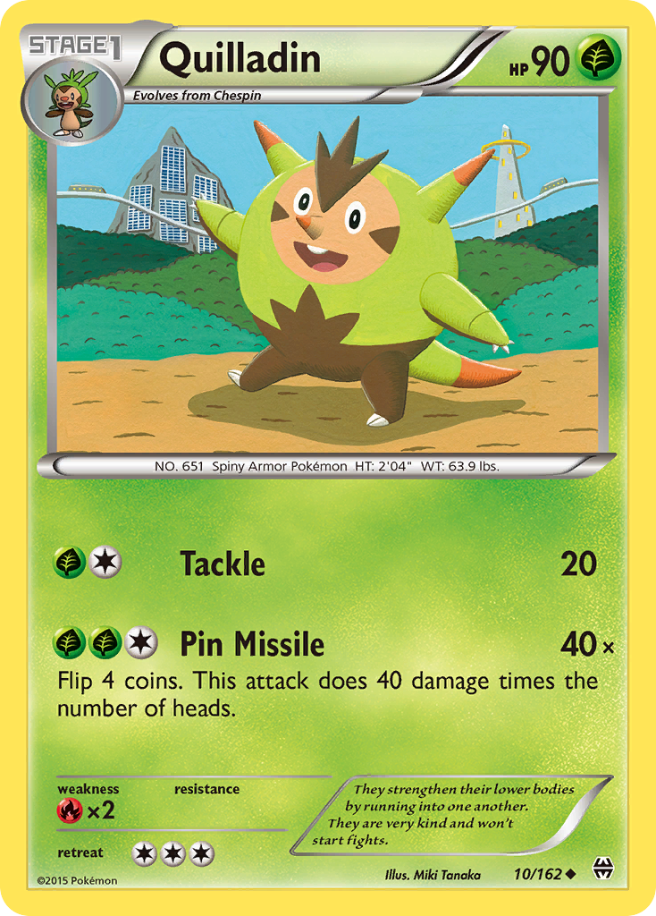 Quilladin (10/162) [XY: BREAKthrough] | Game Master's Emporium (The New GME)