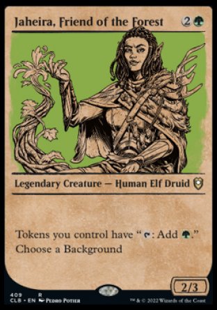 Jaheira, Friend of the Forest (Showcase) [Commander Legends: Battle for Baldur's Gate] | Game Master's Emporium (The New GME)