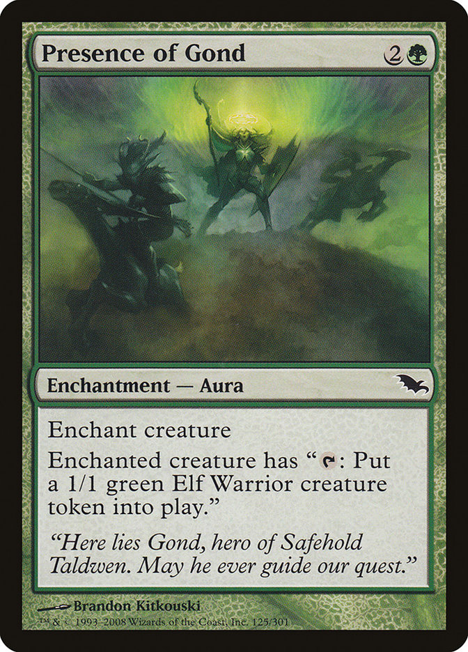 Presence of Gond [Shadowmoor] | Game Master's Emporium (The New GME)