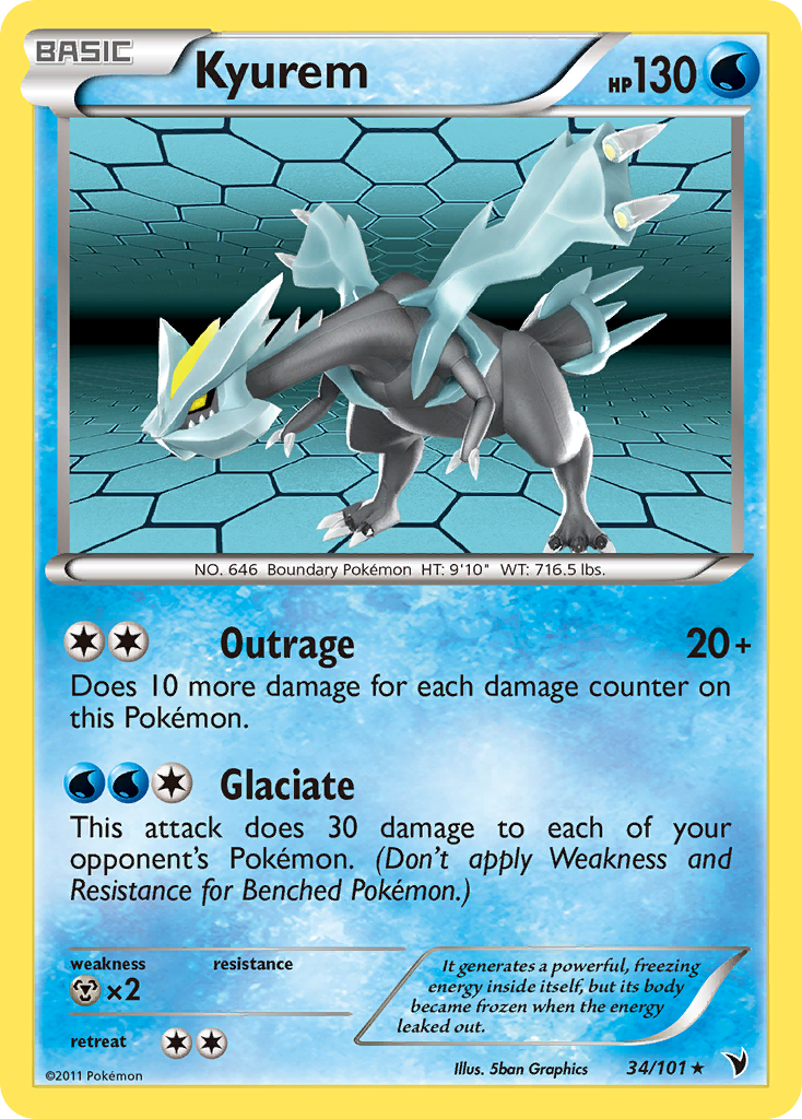 Kyurem (34/101) [Black & White: Noble Victories] | Game Master's Emporium (The New GME)