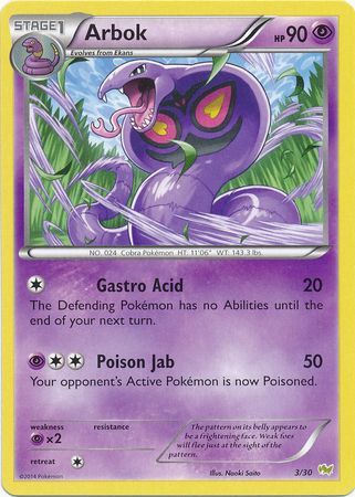 Arbok (3/30) [XY: Trainer Kit - Noivern] | Game Master's Emporium (The New GME)