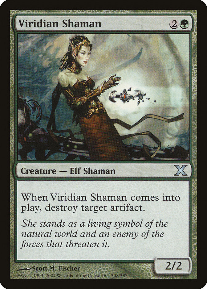 Viridian Shaman [Tenth Edition] | Game Master's Emporium (The New GME)