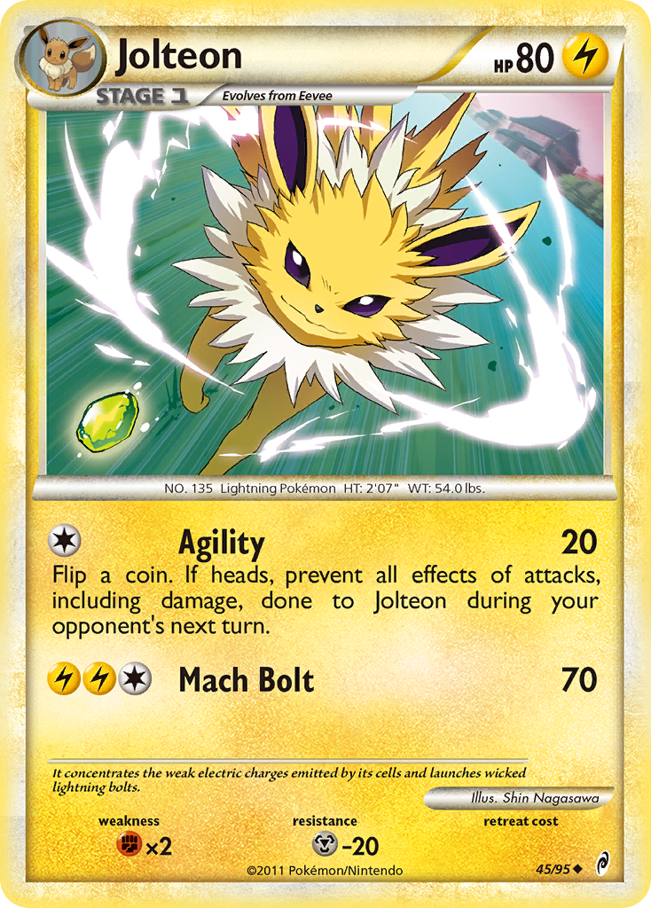 Jolteon (45/95) [HeartGold & SoulSilver: Call of Legends] | Game Master's Emporium (The New GME)