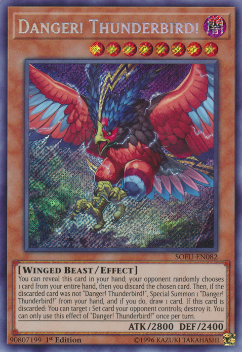 Danger! Thunderbird! [SOFU-EN082] Secret Rare | Game Master's Emporium (The New GME)