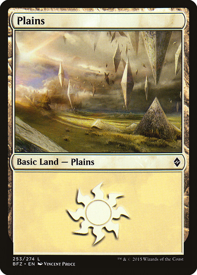 Plains (253) [Battle for Zendikar] | Game Master's Emporium (The New GME)