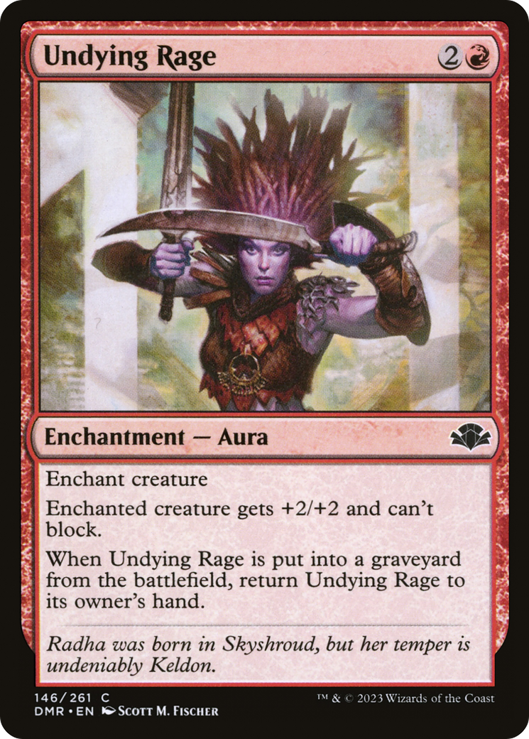 Undying Rage [Dominaria Remastered] | Game Master's Emporium (The New GME)