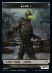 Bird (002) // Zombie Double-Sided Token [Dominaria United Tokens] | Game Master's Emporium (The New GME)