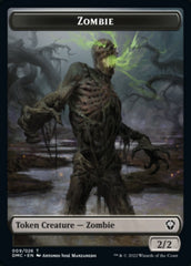 Phyrexian // Zombie Double-Sided Token [Dominaria United Tokens] | Game Master's Emporium (The New GME)