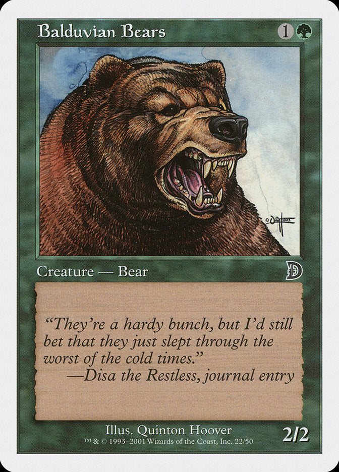 Balduvian Bears [Deckmasters] | Game Master's Emporium (The New GME)