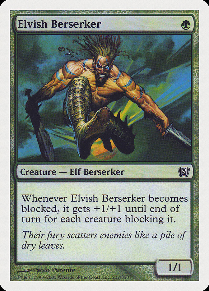 Elvish Berserker [Ninth Edition] | Game Master's Emporium (The New GME)