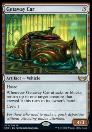 Getaway Car (Promo Pack) [Streets of New Capenna Promos] | Game Master's Emporium (The New GME)