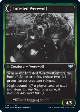 Infestation Expert // Infested Werewolf [Innistrad: Double Feature] | Game Master's Emporium (The New GME)