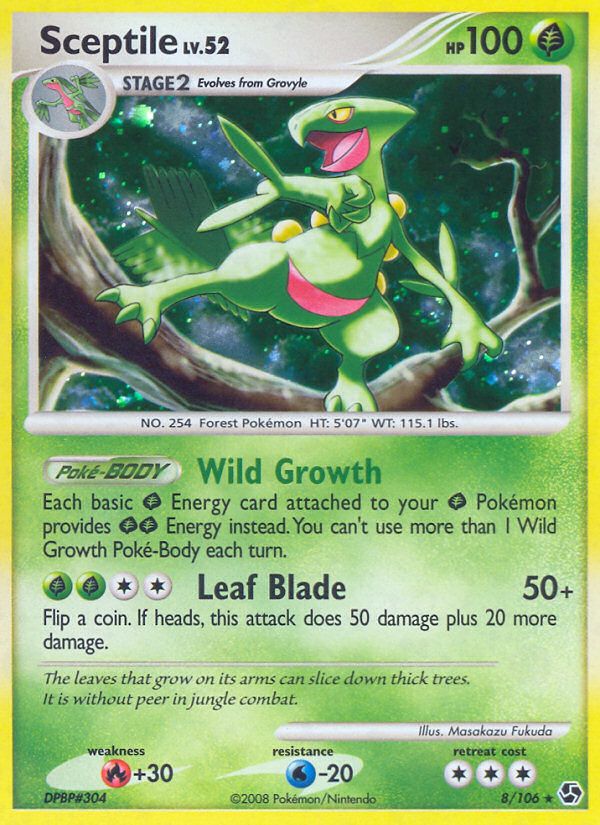 Sceptile (8/106) [Diamond & Pearl: Great Encounters] | Game Master's Emporium (The New GME)