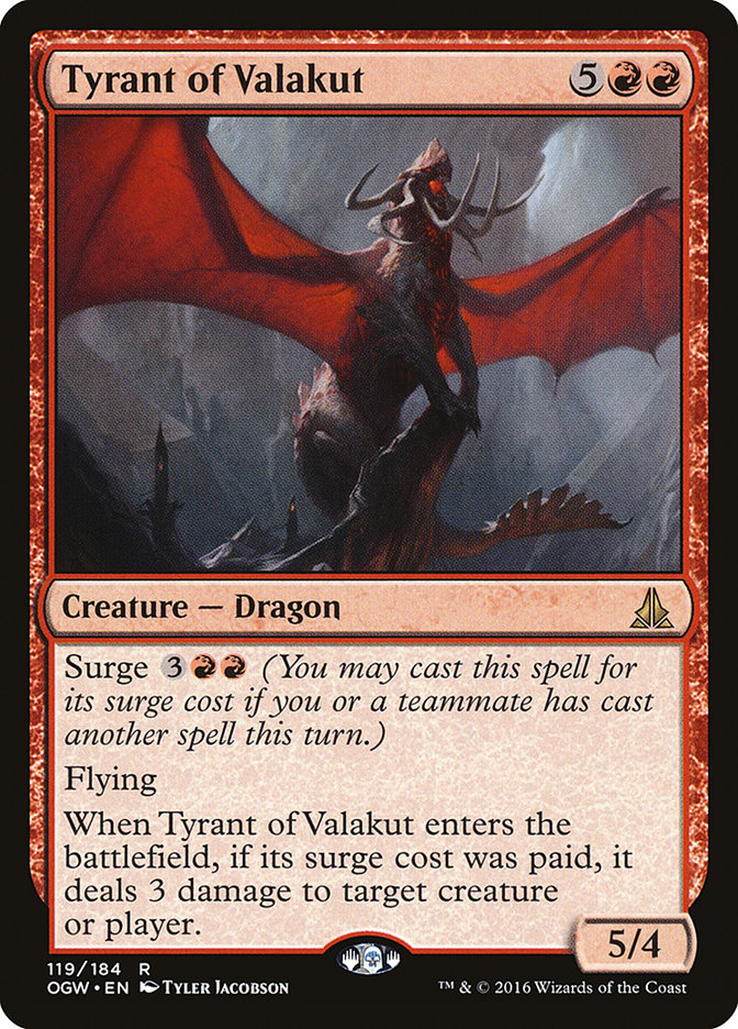 Tyrant of Valakut [Oath of the Gatewatch] | Game Master's Emporium (The New GME)