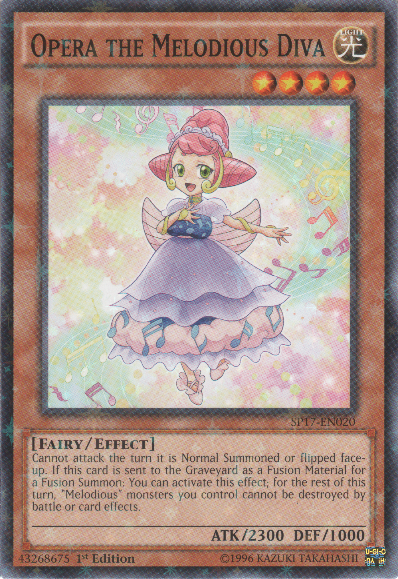 Opera the Melodious Diva [SP17-EN020] Starfoil Rare | Game Master's Emporium (The New GME)