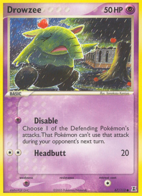Drowzee (67/113) [EX: Delta Species] | Game Master's Emporium (The New GME)