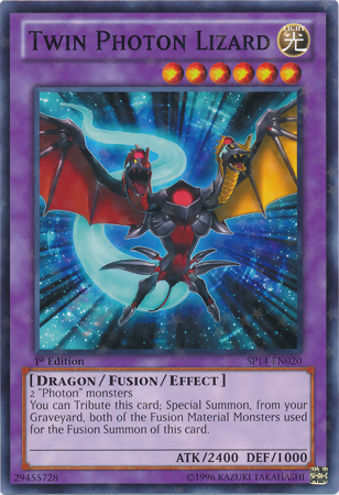 Twin Photon Lizard [SP14-EN020] Starfoil Rare | Game Master's Emporium (The New GME)