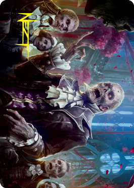 Undead Butler Art Card (Gold-Stamped Signature) [Innistrad: Crimson Vow Art Series] | Game Master's Emporium (The New GME)