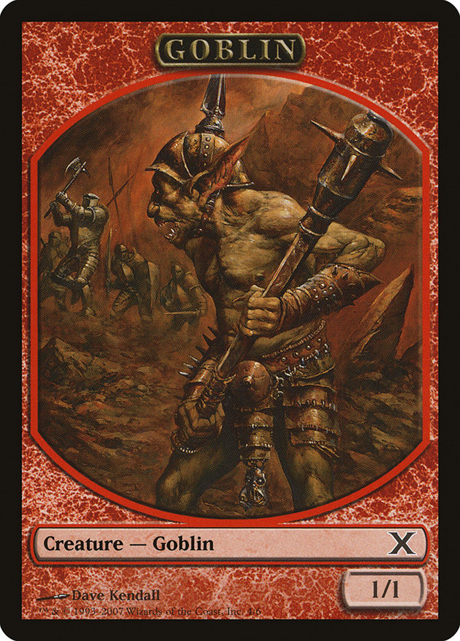 Goblin Token [Tenth Edition Tokens] | Game Master's Emporium (The New GME)