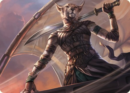 Mirri, Weatherlight Duelist Art Card [Commander Masters Art Series] | Game Master's Emporium (The New GME)
