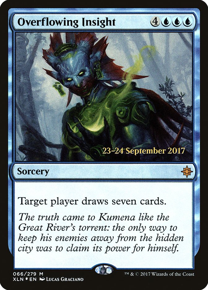 Overflowing Insight [Ixalan Prerelease Promos] | Game Master's Emporium (The New GME)
