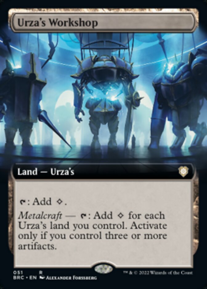 Urza's Workshop (Extended Art) [The Brothers' War Commander] | Game Master's Emporium (The New GME)