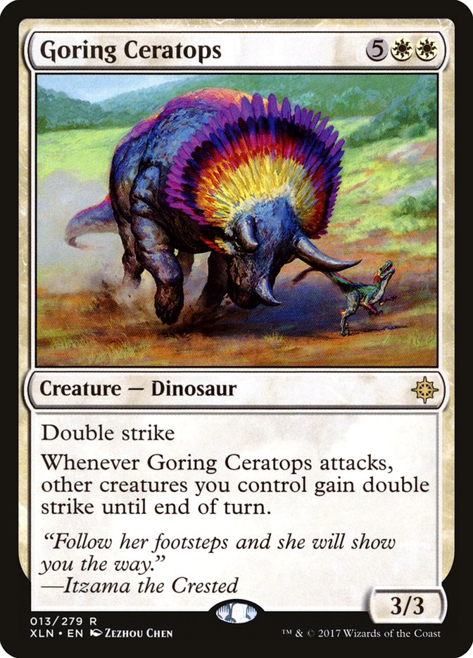 Goring Ceratops [Ixalan] | Game Master's Emporium (The New GME)