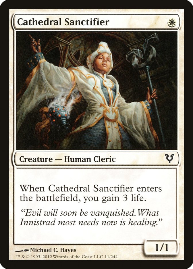 Cathedral Sanctifier [Avacyn Restored] | Game Master's Emporium (The New GME)