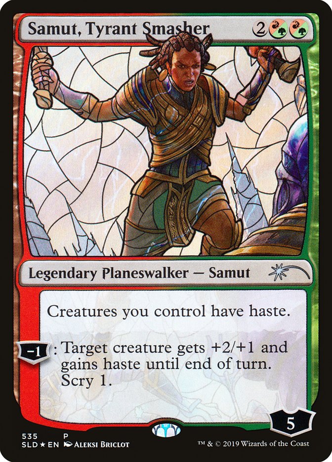 Samut, Tyrant Smasher (Stained Glass) [Secret Lair Drop Promos] | Game Master's Emporium (The New GME)