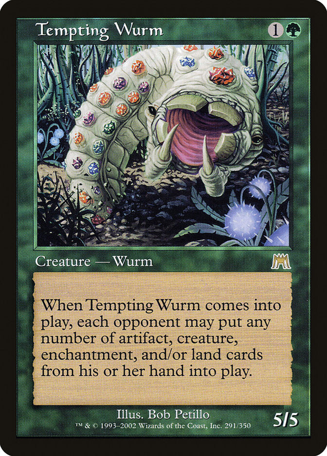 Tempting Wurm [Onslaught] | Game Master's Emporium (The New GME)