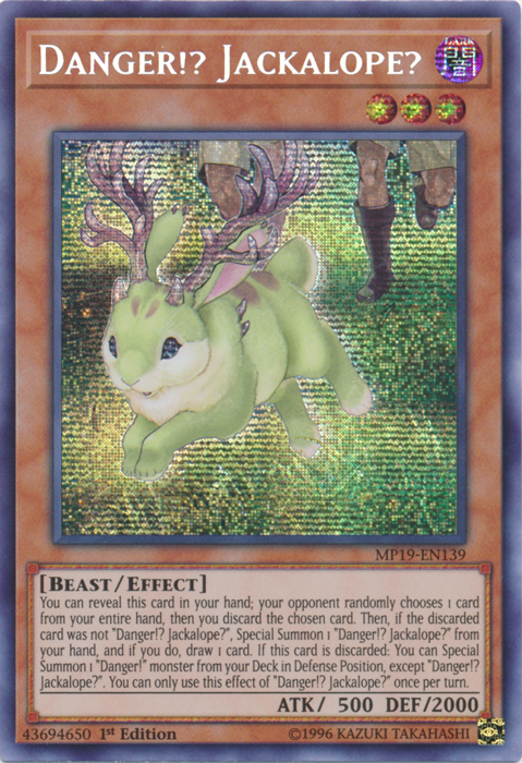 Danger!? Jackalope? [MP19-EN139] Prismatic Secret Rare | Game Master's Emporium (The New GME)