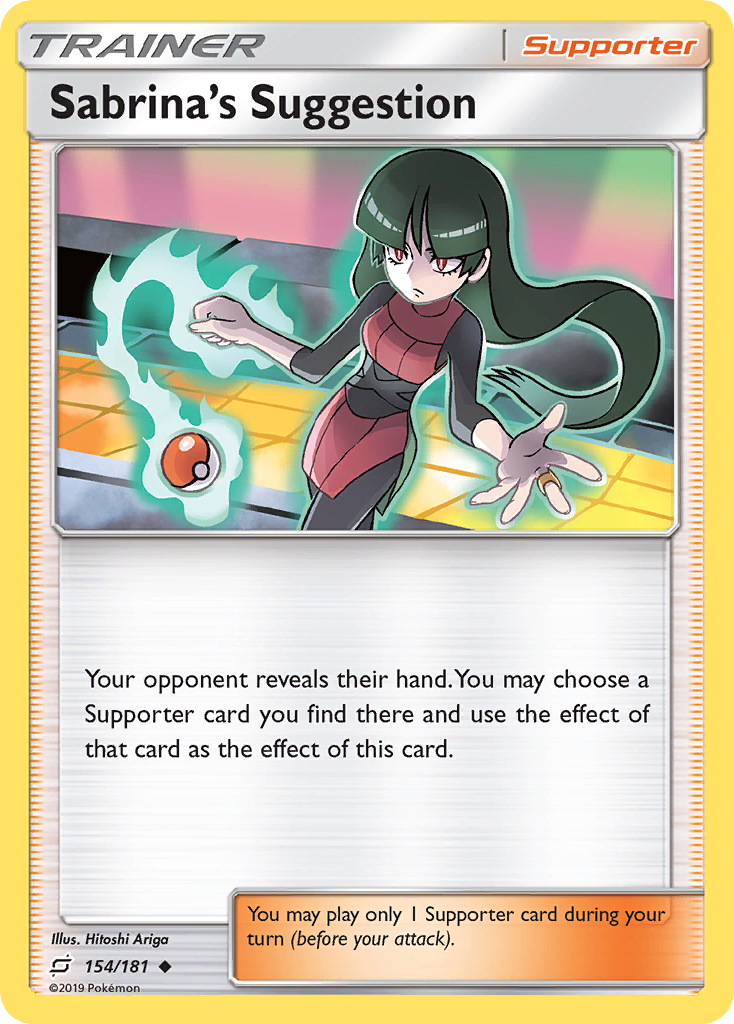 Sabrina's Suggestion (154/181) [Sun & Moon: Team Up] | Game Master's Emporium (The New GME)