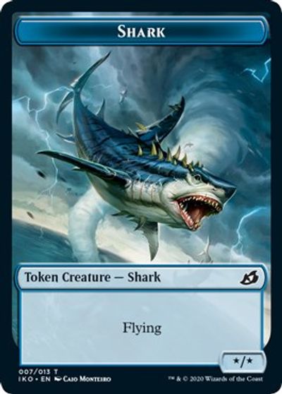Pegasus // Shark Double-Sided Token [Challenger Decks 2021 Tokens] | Game Master's Emporium (The New GME)