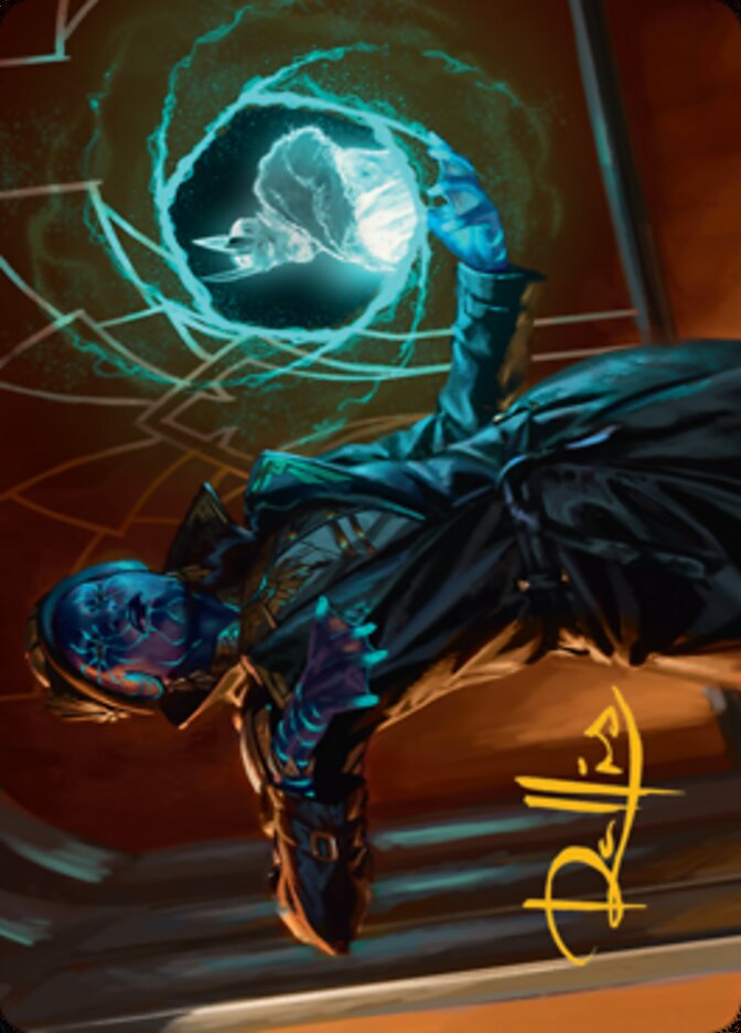 Kamiz, Obscura Oculus Art Card (Gold-Stamped Signature) [Streets of New Capenna Art Series] | Game Master's Emporium (The New GME)