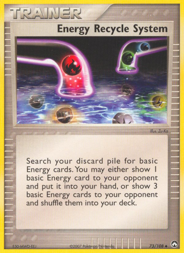 Energy Recycle System (73/108) [EX: Power Keepers] | Game Master's Emporium (The New GME)