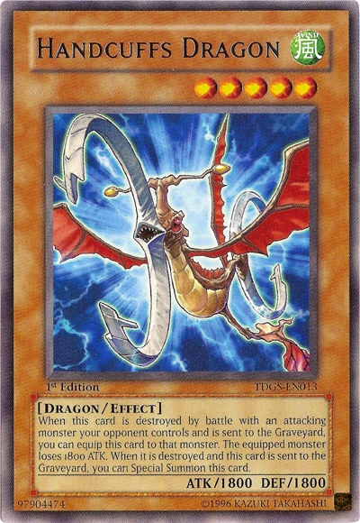 Handcuffs Dragon [TDGS-EN013] Rare | Game Master's Emporium (The New GME)